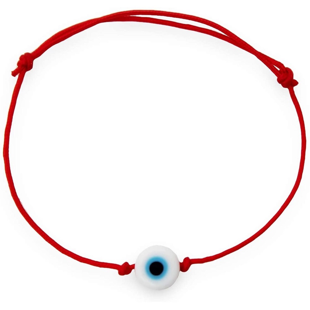 Malaisa Evil Eye Adjustable Hand Kabbalah String Bracelet